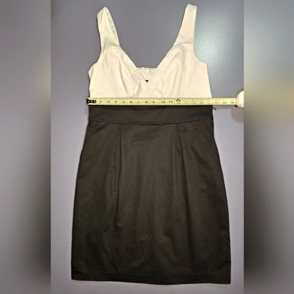 [EXPRESS STUDIO DESIGN] Black & White Colorblock Mini Dress《12》Like NEW - Picture 10 of 16